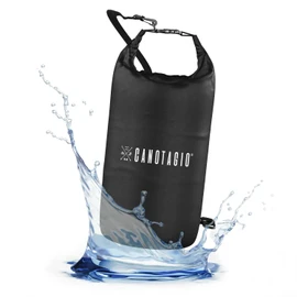 Canotagio Bolsa Impermeable. Mochila a Prueba de Agua para Senderismo y Deportes Acuáticos. Bolsa Seca Disponible en 5, 10, 20 y 30 Litros. Dry Bag. Waterproof Bag Backpack (Negro, 10 Lts)