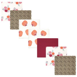 Luvable Friends Hudson Baby Flannel Receiving Blankets 7pk, Little Pumpkin