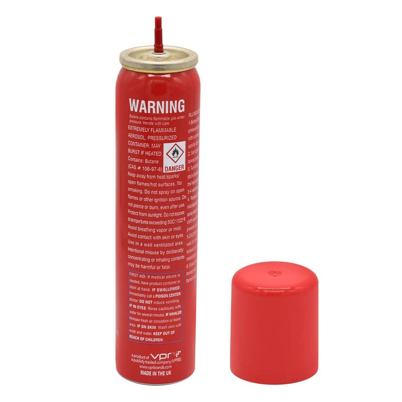 DISSIM Butane Refill Lighter Fluid Gas Canister for Torch or