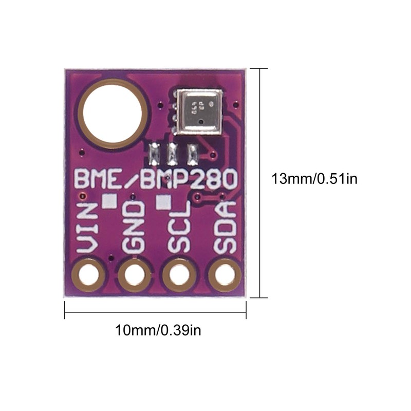 ACEIRMC BME280 Hot and Humidity Atmospheric Sensor Module for 5V,