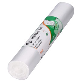 DEISS FIRST PLUS Made of LDPE, 1A material, 60 L, transparent, 50 pieces/roll 39001