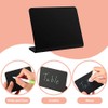 5Pcs Acrylic Mini Chalkboard Signs, 100mmx75mm L-Shaped Erasable Small Blackboard