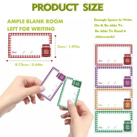 EULAPGOE 256 Pcs Jam Canning Label Stickers, Jam Jar Label Stickers for Jam Jars, Spice Jars