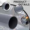 Glooglitter 8 Inch Schedule 40 PVC Pipe - Gray, Cut