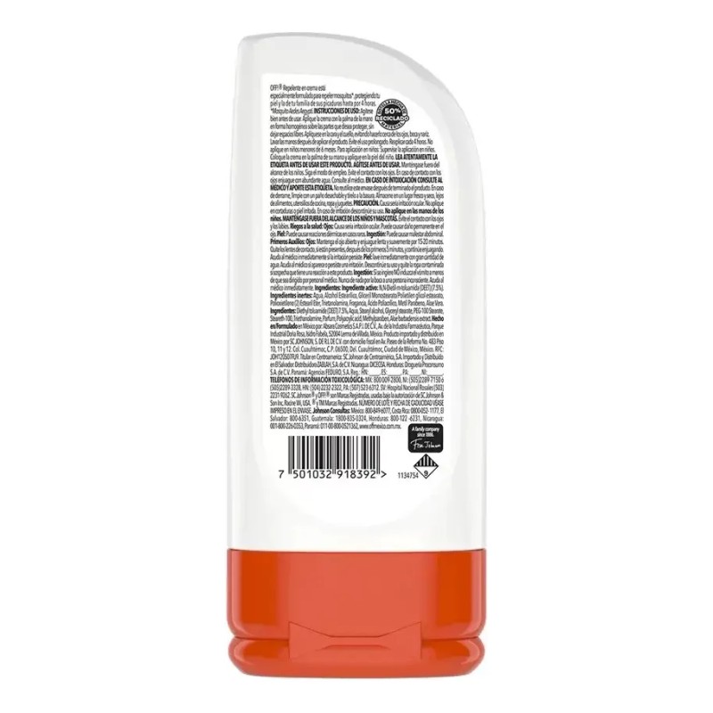 OFF! Repelente Off Crema 200ml 2 Pzas
