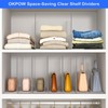 OKPOW Shelf Dividers Closet Organizer - 12" Tall X 9"