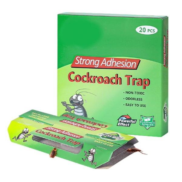 20 Roach Traps Killer, Crawling Insect Bug Spider Cricket Ant