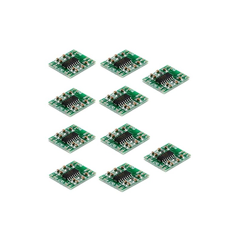 Hailege 10pcs PAM8403 2x3W Mini Digital Power Amplifier Board AMP