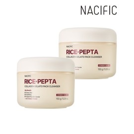 Nessific Rice Pepta Collagen Gelato Pack Cleanser 150g x 2 / 네시픽 라이스 펩타 콜라겐 젤라또 팩 클렌저 150g x2개