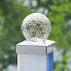 SUNNYPARK Solar Post Lights - Outdoor Post Cap Light for