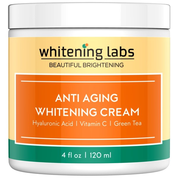 whiteninglabs Premium Intimate Anti Aging Radiance Dark Spot Remover Body Hands Cream. Dark Spot Corrector Men Women Face 4 OZ