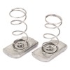 Sourcingmap M8 304 Stainless Steel Long Spring Channel Nuts 5pcs