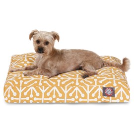 Citrus Aruba Small Rectangle Indoor Outdoor Pet Dog Bed With Removable Washable Cover By Majestic Pet Products