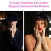 ElevateTech 1920s Feather Fascinators Headband, Queen Flapper Headpiece Vintage Hair