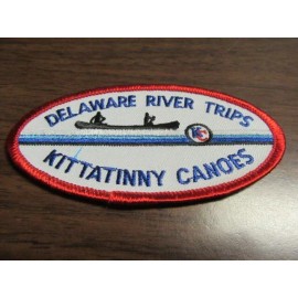 Delaware River Trips Kittatinny Canoes Oval Patch   SB
