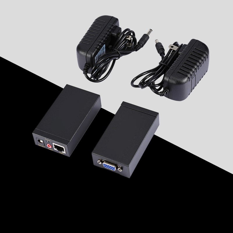 1080P 100M VGA SVGA Video Audio Extender Extension Over RJ45