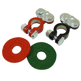 Schumacher Electric Zinc-Plated Top Terminal and Post Washer Set, 3X More Conductive, for Automotive, Marine, and Power Sport Batteries, BAF-TTC