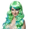 Boland 85742 Adult Wig Aqua, Green, One Size