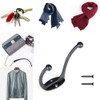 Bosdontek Coat Hooks 10 Pcs Clothes Hooks Vintage Antique hat