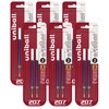 Uni-ball Signo Impact 207 RT Refills, Blue Ink, 1.0 Mm