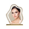 Cloud-Shaped Makeup Mirror with Lights,NO Assembly Required,Painted Gold/Black, 3 Color