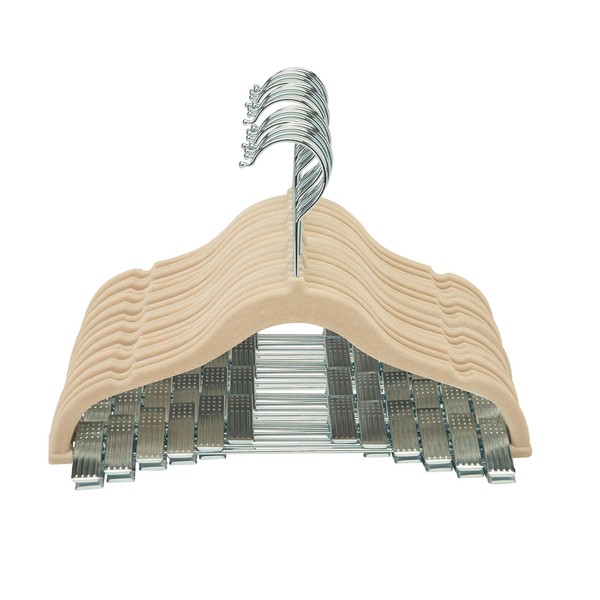 Simplify 24 Pack Children's Velvet Hangers | Durable | Lightweight