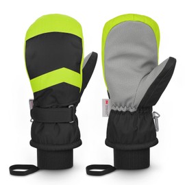 Homord Children's Ski Gloves, Waterproof Gloves, Children's Winter Gloves for Boys and Girls, Warm Mittens Gloves, Breathable Winter Thinsulate Snow Gloves for 4-14 Years Children
