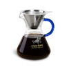 Olvia heat-resistant glass drip coffee dripper server hand dripper /