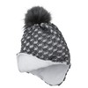 Sterntaler Girls' Inca Hat Diamond Pattern Hat, Silver melange