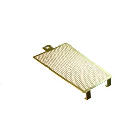 Harley Davidson MW8 Softail Oil Cooler Core Guard Brass Gold RG-4G