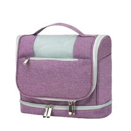 Toiletry Bag, Toiletry Bag Men and Women Travel Large Capacity, Large Hanging Waterproof Toiletry Makeup Bag, Pink, Modes