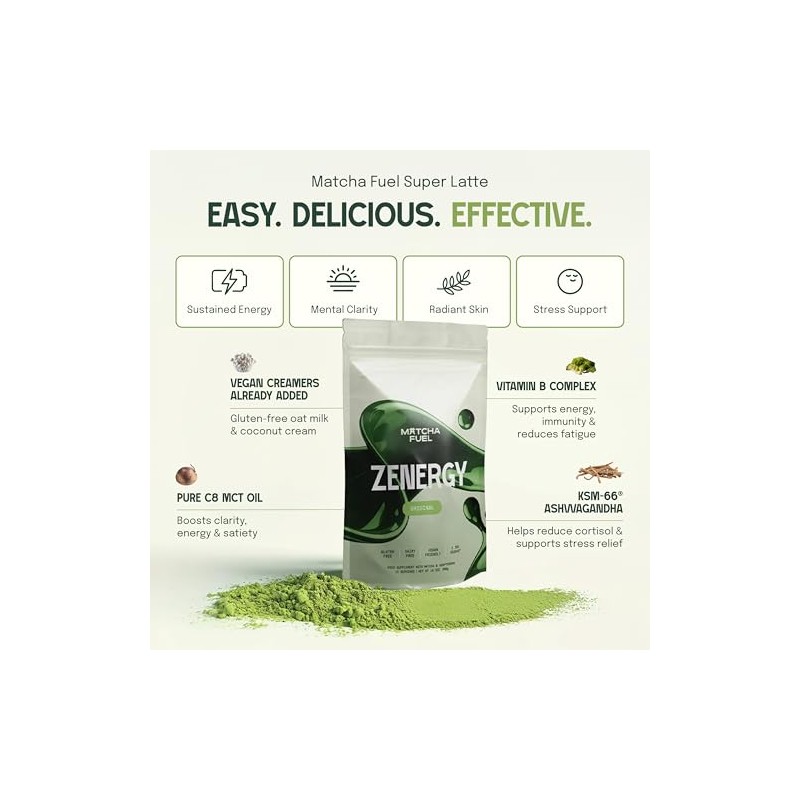 Matcha Fuel SuperLatte - Adaptogenic Matcha Latte Powder
