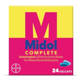 Midol Complete Acetaminofen Multi Síntomas 24 Gelcaps