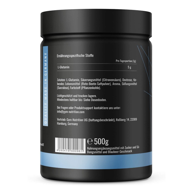 L-Glutamine Ultrapure Powder Extra High Dose & 99.5% Pure -