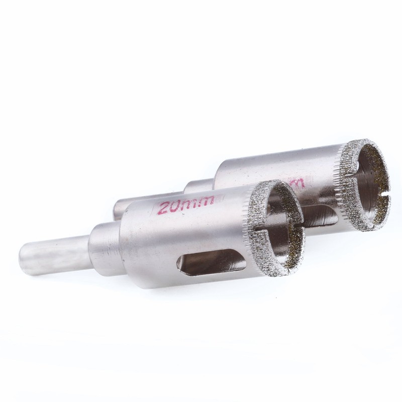2Pcs 20mm 3/4" inch Diamond Hole Saws Granite Drill Bits
