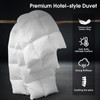 CYMULA Twin Size Feather Down Comforter - All Season White