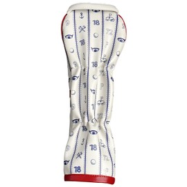 Leatherx Popeye Headcover for Utility, White PEHC-1410