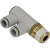 SK11 One-Touch Pipe Fitting Double Universal Elbow for 0.2 inch