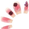 Healvian Short Oval Thick Nails Press on Set 24pcs Natural