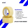 Perfect Packing Packaging Adhesive Tapes 1.88" x 165 yds Transparent,