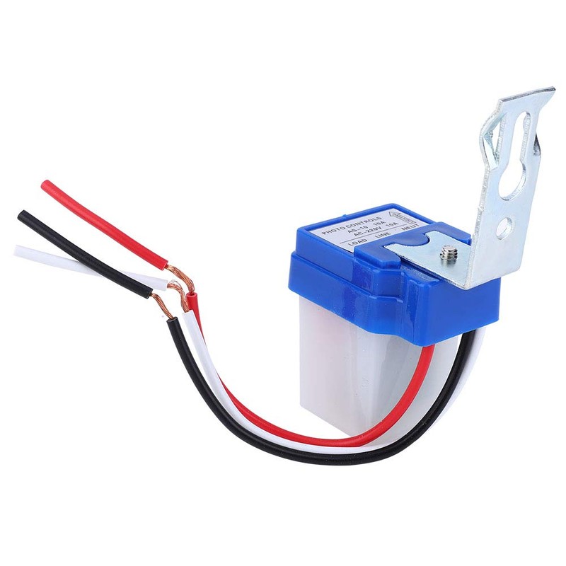 Pack of 2 Outdoor Street Light Sensor Switch Automatic Control