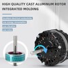 Criditpid F0510B2944, F0510B2497 Power Vent Attic Fan Motor Replacement for