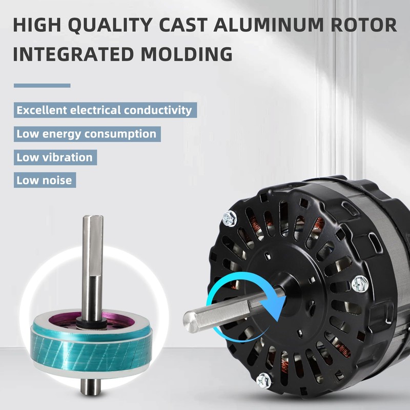Criditpid F0510B2944, F0510B2497 Power Vent Attic Fan Motor Replacement for