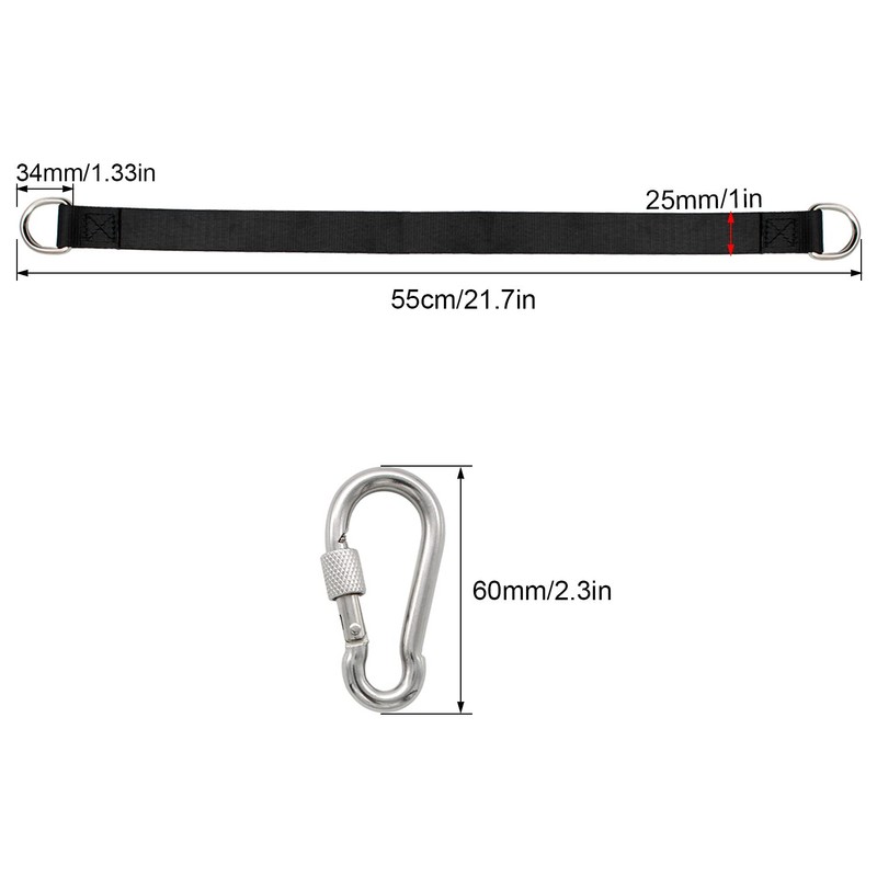 AMONENZ tree swing hanging kit, 55cm hammock tree straps, Swing