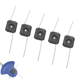 5 Pcs 150mm String Trimmer Head & Line Replacement | Universal Cordless Strimmer Accessories for Electric Grass Trimmers, Quick-Release Lightweight Parts for Gardens, Lawns, Crops (Black)