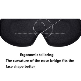 Eye Mask for Women Men 3D Comfort Soft Breathable Eye Mask for Sleeping Blocks Light for Travel Yoga Nap Sleep 1 Piece Red