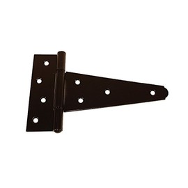 Shed Windows and More (Set of 3) T Hinges 5" Heavy Duty Steel Shed Door Hinges W/Screws, Storage Shed Door Barn Door Gates