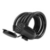 Fingerprint Bicycle Lock, 4.9ft/1.5m Waterproof Bicycle Lock Cable for Outdoor