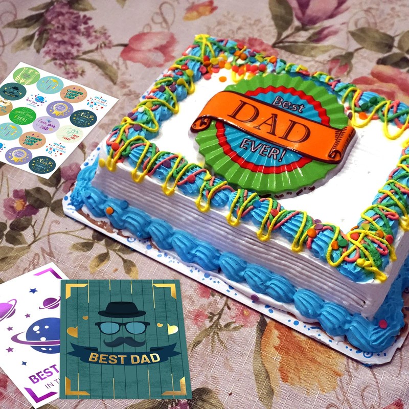 FANCY LAND Fathers Day Cards with Envelopes