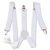 WHITE FANG BT041 Men's Suspenders, Elastic Belt, Bow Tie Set,